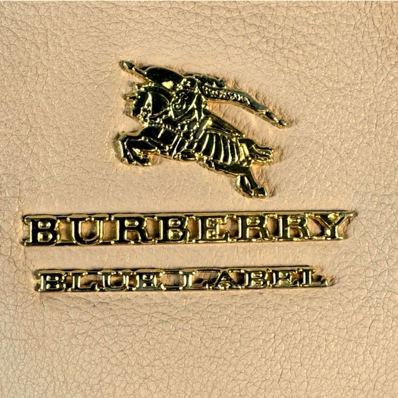 Burberry Blue Label Leather Pink Hobo Shoulder Bag - Picture 3 of 17